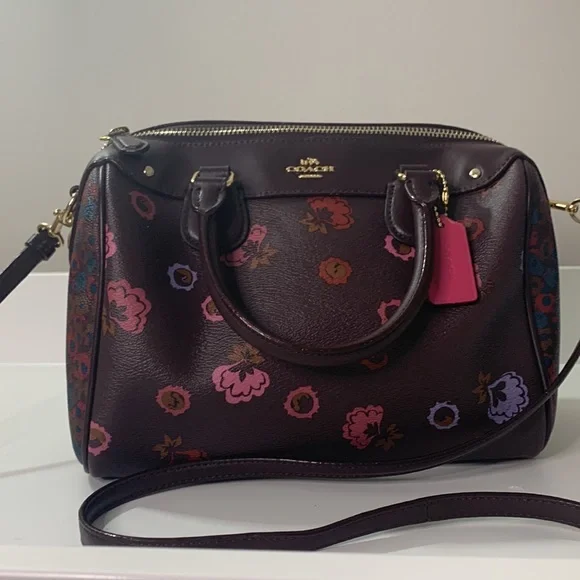 Coach Mini Bennett Satchel w/Primrose Floral Print NWOT - Picture 2 of 10
